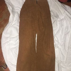 Brown, corduroy pants